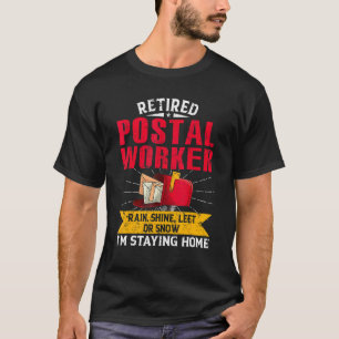 Camiseta Jubilación de Jubilación de Trabajadores Postales 