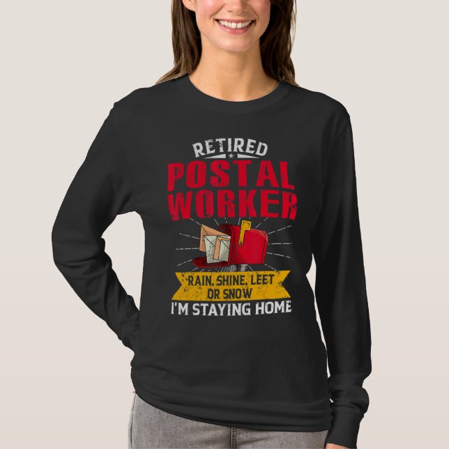 Camiseta Jubilación de Jubilación de Trabajadores Postales  (Anverso)