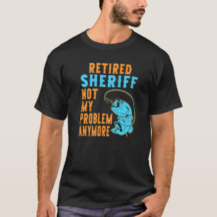 Camiseta Jubilación de la Jubilación de Pesca del Sheriff r