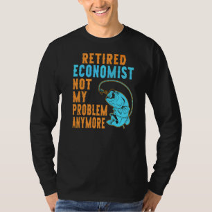 Camiseta Jubilación de la pesca en economista retirado