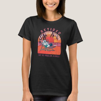 Camiseta Jubilación de la vendimia de cashier de la estació