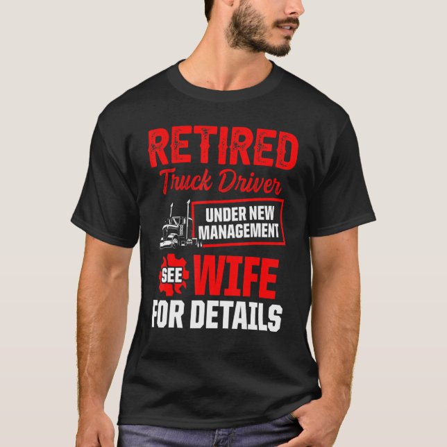 Camiseta Jubilación de los camioneros retirados 6 (Anverso)