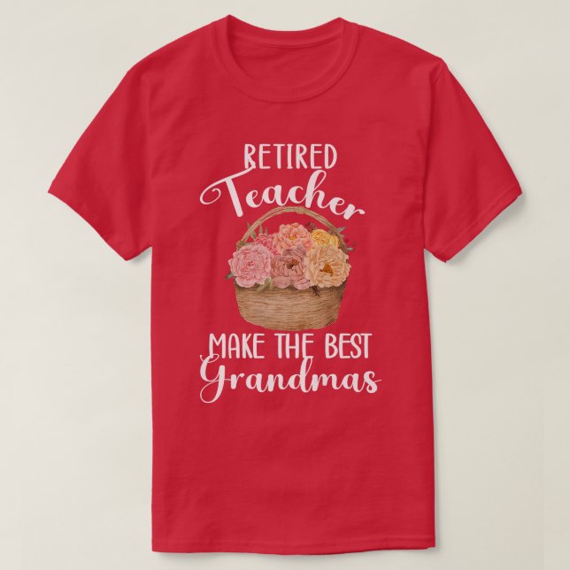 Camiseta Jubilación de Maestra Retirada Mejor Maestra Abuel (Diseño del anverso)