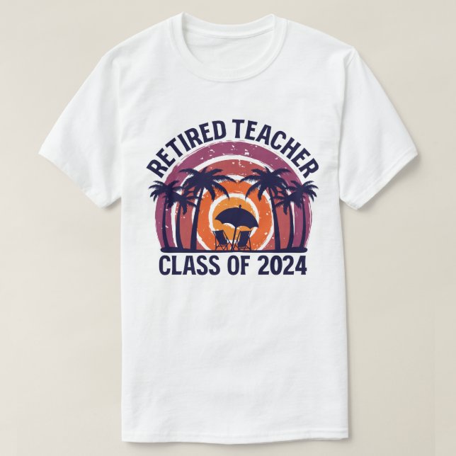 Camiseta Jubilación De Maestros Retirados De 2024 (Diseño del anverso)