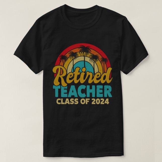 Camiseta Jubilación De Maestros Retirados De 2024 (Diseño del anverso)