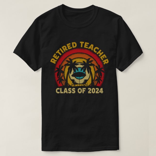 Camiseta Jubilación De Maestros Retirados De 2024 (Diseño del anverso)