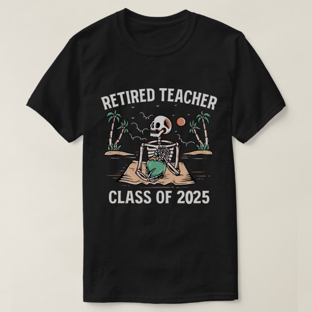 Camiseta Jubilación De Maestros Retirados De 2025 (Diseño del anverso)