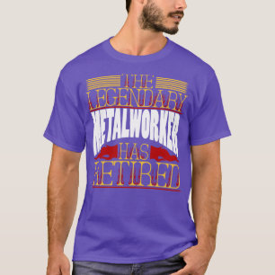 Camiseta Jubilación de pensión de trabajadores de metal