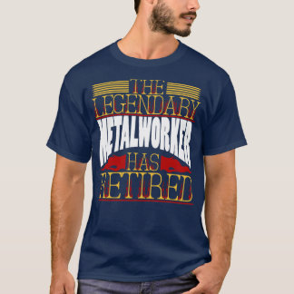 Camiseta Jubilación de pensión de trabajadores de metal
