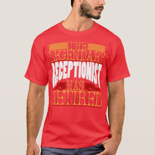 Camiseta Jubilación de Pensiones Recepcionistas