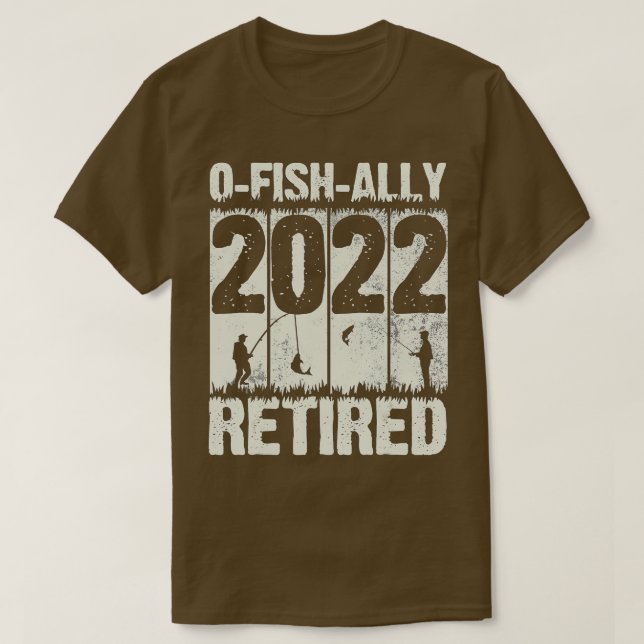 Camiseta Jubilación De Pescado De 2022 Jubilación De Pescad (Diseño del anverso)