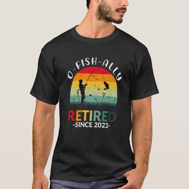 Camiseta Jubilación De Pescadores O-Fish-Ally 2022 Retirim  (Anverso)