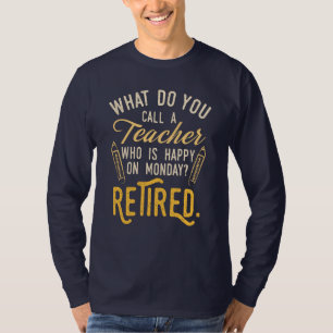 Camiseta Jubilación de trabajador por parto de profesor jub