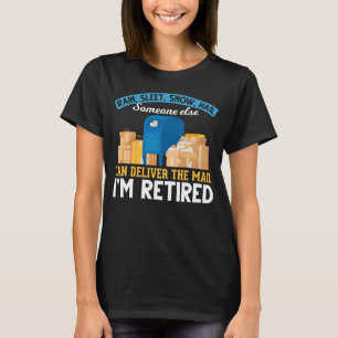 Camiseta Jubilación de trabajador postal de Mailman retira