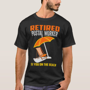 Camiseta Jubilación de trabajador postal retirado