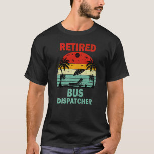 Camiseta Jubilación de Transporte de Despacho de Autobús Re