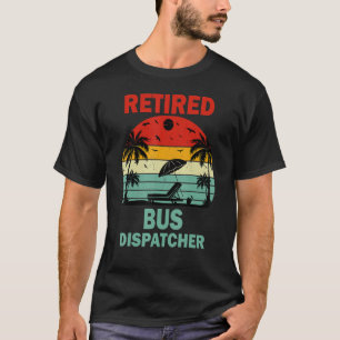 Camiseta Jubilación de Transporte de Despacho de Autobús Re