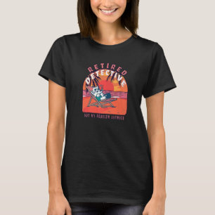 Camiseta Jubilación de Vintage de Detective Retirada
