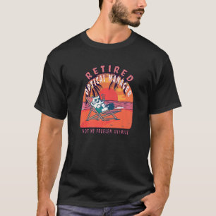 Camiseta Jubilación de Vintage de Gestor Óptico Retirado