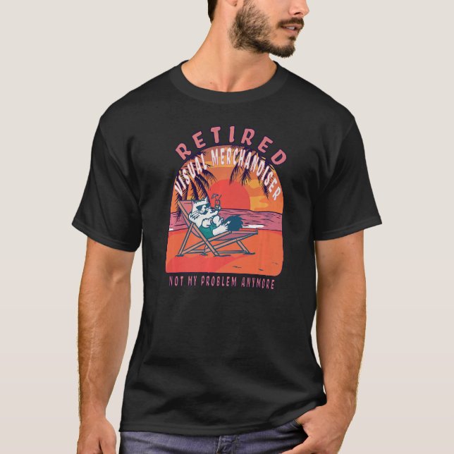 Camiseta Jubilación de Vintage de Merchandiser Visual retir (Anverso)