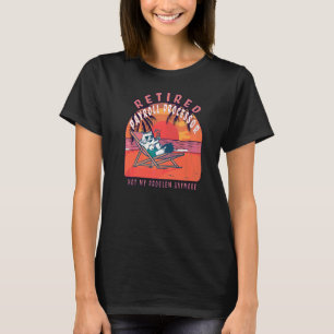 Camiseta Jubilación de Vintage de Procesador de Nómina Jubi