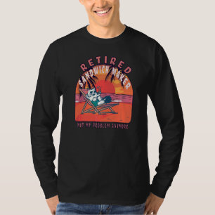 Camiseta Jubilación de Vintage de Sandwich Maker