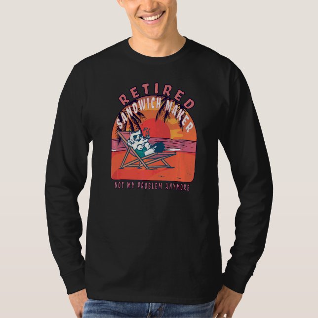 Camiseta Jubilación de Vintage de Sandwich Maker (Anverso)
