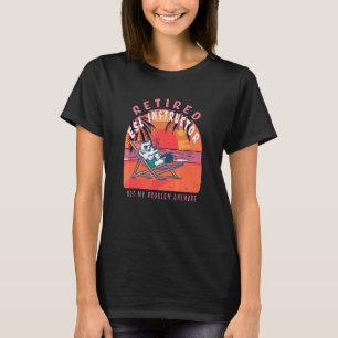 Camiseta Jubilación De Vintage Del Instructor Del Esl Retir