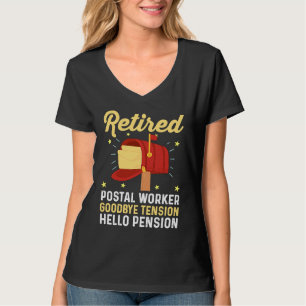 Camiseta Jubilación del cartero Trabajador postal jubilado 