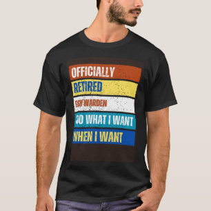 Camiseta Jubilación del Guardia de Pesca Jubilado Guardia d