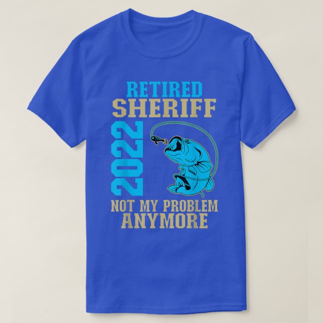 Camiseta Jubilación del sheriff retirado 2022  (Diseño del anverso)