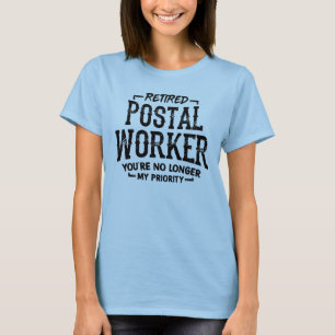Camiseta Jubilación del trabajador postal Correo divertido