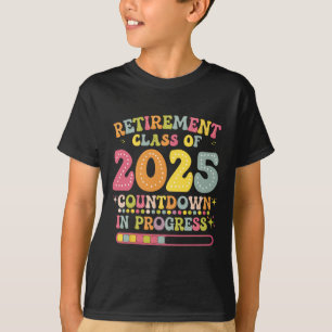 Camiseta Jubilación Divertida Cl De 2025 Cuenta Regresiva P