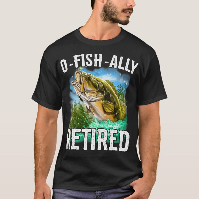 Camiseta Jubilación divertida de FishAlly Retirada  (Anverso)