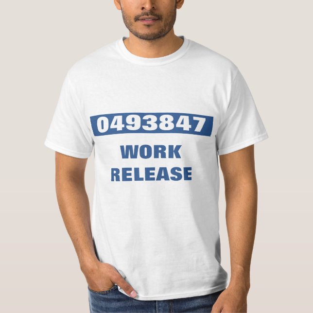 Camiseta Jubilación divertida de liberación de trabajo (Anverso)