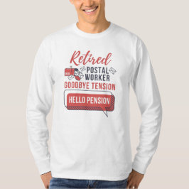 Camiseta Jubilación divertida de trabajador postal de Mailm