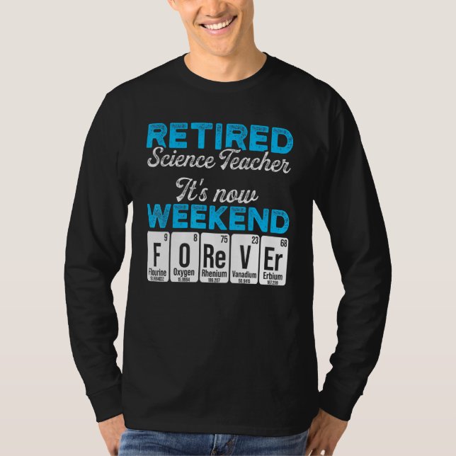 Camiseta Jubilación escolar de fin de semana de un profesor (Anverso)
