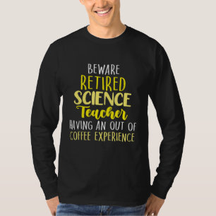 Camiseta Jubilación escolar de profesores de ciencias jubil