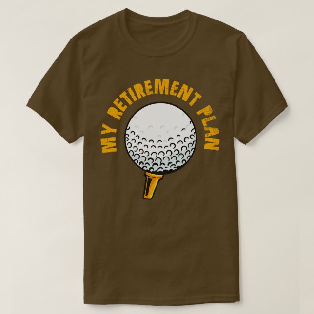 Camiseta Jubilación Golfer 1 (Diseño del anverso)