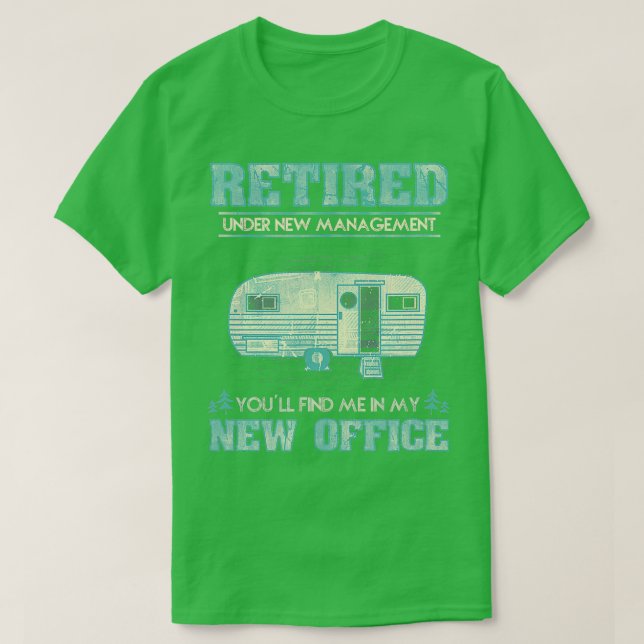 Camiseta Jubilación Graciosa Camping RV Caravan Regalo Reti (Diseño del anverso)