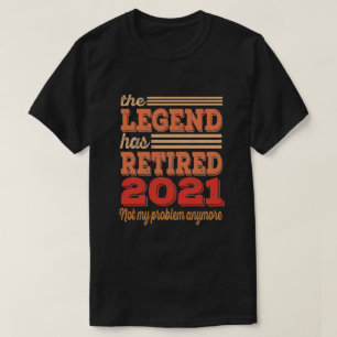 Camiseta Jubilación Graciosa Que La Leyenda Ha Retirado 202