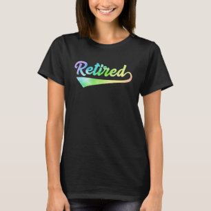 Camiseta Jubilación Gráfica Retirada Retirada Retirada P