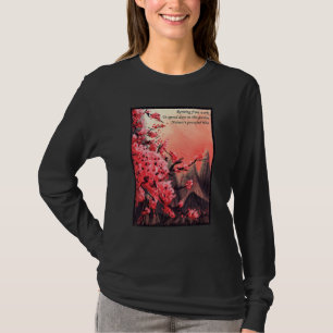 Camiseta Jubilación Haiku sobre jardinería y naturaleza