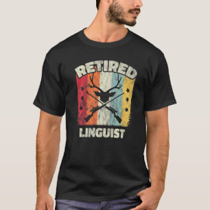 Camiseta Jubilación Lingüista Jubilado