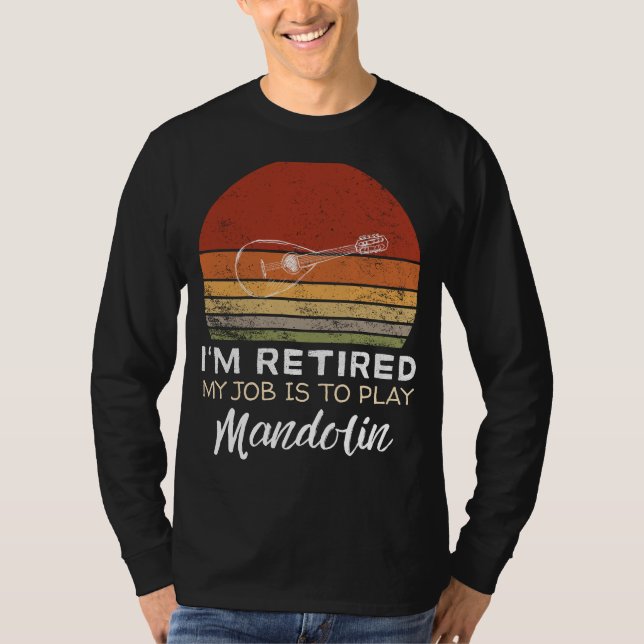 Camiseta Jubilación Mandolin Tee: Strum & Smile! (Anverso)