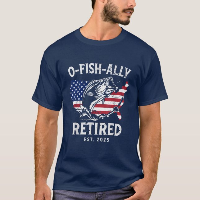 Camiseta Jubilación O-Fish-Ally Retirada 2025 (Anverso)