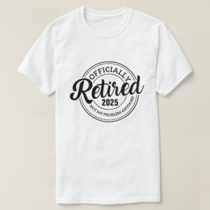 Camiseta Jubilación personalizada añade tu texto aquí/crea 
