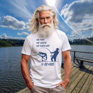 Camiseta Jubilación pescando peces gordos