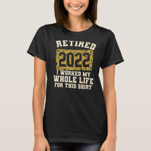 Camiseta Jubilación Retirada 2022 Para Mujeres Cute Girasol