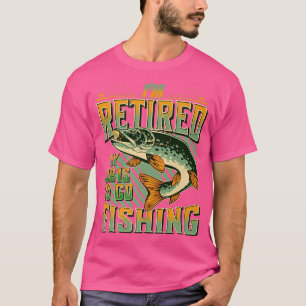 Camiseta Jubilación Retro PescaFunny Pescador Retirado